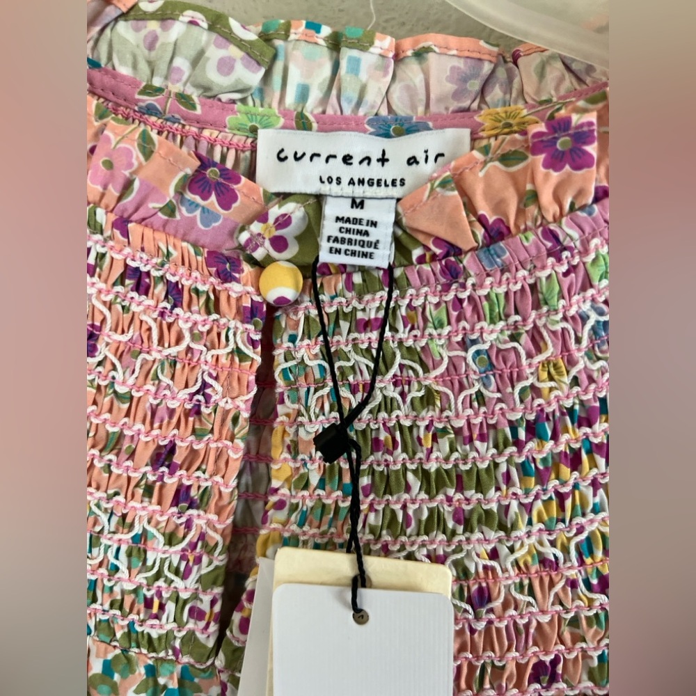 Current Air Boutique‎ Floral Patchwork Blouse med… - image 5